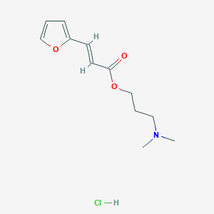 3-(dimethylamino)propyl 3-(2-furyl)acrylate hydrochloride