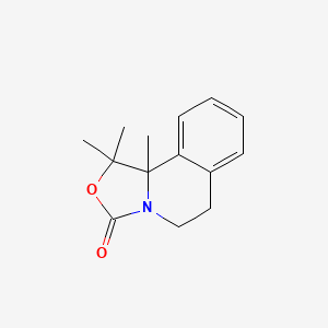 1,1,10b-trimethyl-1,5,6,10b-tetrahydro[1,3]oxazolo[4,3-a]isoquinolin-3-one