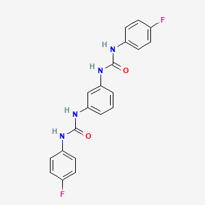 N',N'''-1,3-phenylenebis[N-(4-fluorophenyl)urea]