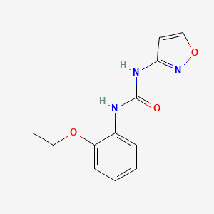 molecular formula C12H13N3O3 B5437435 N-(2-ethoxyphenyl)-N'-3-isoxazolylurea 