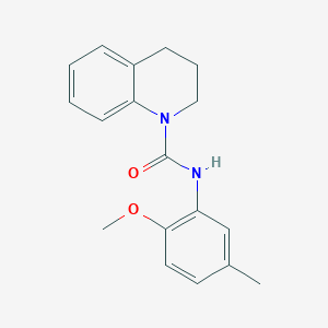 N-(2-methoxy-5-methylphenyl)-3,4-dihydro-1(2H)-quinolinecarboxamide