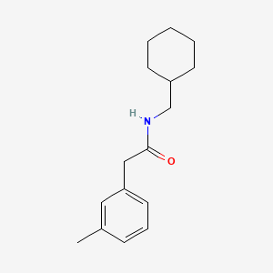 N-(cyclohexylmethyl)-2-(3-methylphenyl)acetamide