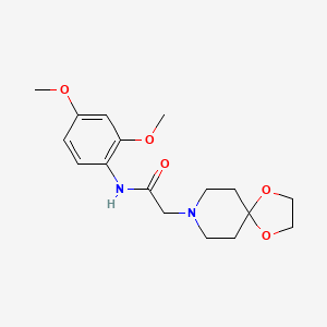 N-(2,4-dimethoxyphenyl)-2-(1,4-dioxa-8-azaspiro[4.5]dec-8-yl)acetamide