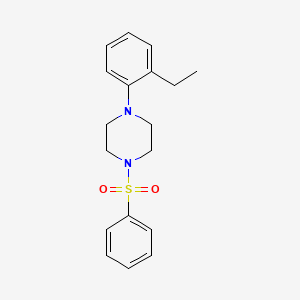 1-(2-ethylphenyl)-4-(phenylsulfonyl)piperazine