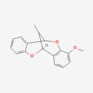 6-methoxy-17-methyl-8,16-dioxatetracyclo[7.7.1.0~2,7~.0~10,15~]heptadeca-2,4,6,10,12,14-hexaene