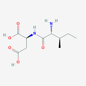 molecular formula C10H18N2O5 B054377 H-D-Ile-Asp-OH CAS No. 120067-35-8
