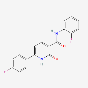 N-(2-fluorophenyl)-6-(4-fluorophenyl)-2-hydroxynicotinamide