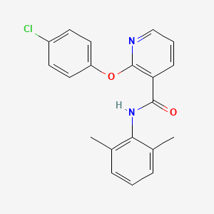 2-(4-chlorophenoxy)-N-(2,6-dimethylphenyl)nicotinamide