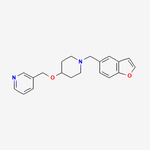 3-({[1-(1-benzofuran-5-ylmethyl)-4-piperidinyl]oxy}methyl)pyridine