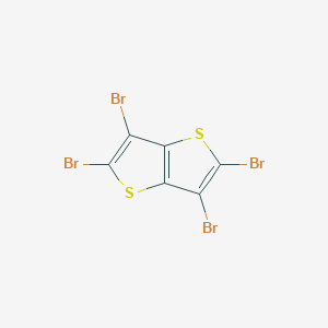 molecular formula C6Br4S2 B054379 2,3,5,6-Tetrabromothieno[3,2-b]thiophene CAS No. 124638-53-5