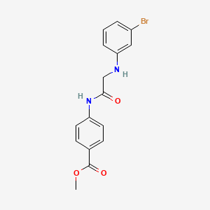 methyl 4-{[N-(3-bromophenyl)glycyl]amino}benzoate