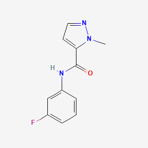 N-(3-fluorophenyl)-1-methyl-1H-pyrazole-5-carboxamide