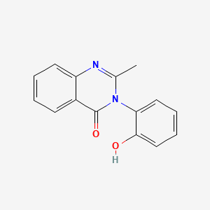 molecular formula C15H12N2O2 B5437944 3-(2-羟基苯基)-2-甲基-4(3H)-喹唑啉酮 CAS No. 1915-81-7