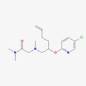 N~2~-({(2R,5S)-5-[(5-chloropyridin-2-yl)methyl]tetrahydrofuran-2-yl}methyl)-N~1~,N~1~,N~2~-trimethylglycinamide