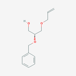 molecular formula C13H18O3 B054381 2-O-苄基-3-O-烯丙基-sn-甘油 CAS No. 106401-57-4