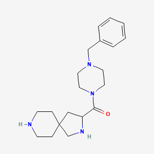 3-[(4-benzyl-1-piperazinyl)carbonyl]-2,8-diazaspiro[4.5]decane dihydrochloride