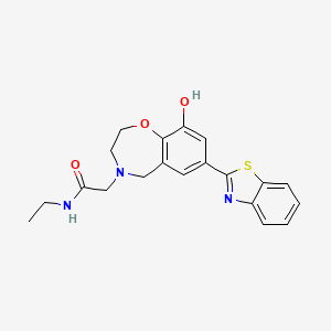 2-[7-(1,3-benzothiazol-2-yl)-9-hydroxy-2,3-dihydro-1,4-benzoxazepin-4(5H)-yl]-N-ethylacetamide