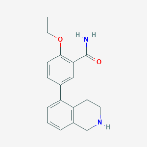 2-ethoxy-5-(1,2,3,4-tetrahydroisoquinolin-5-yl)benzamide