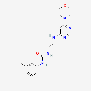 N-(3,5-dimethylphenyl)-N'-(2-{[6-(4-morpholinyl)-4-pyrimidinyl]amino}ethyl)urea