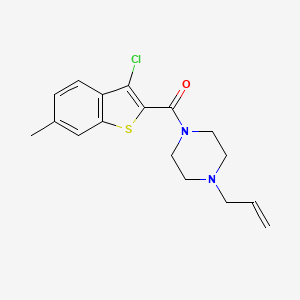 1-allyl-4-[(3-chloro-6-methyl-1-benzothien-2-yl)carbonyl]piperazine