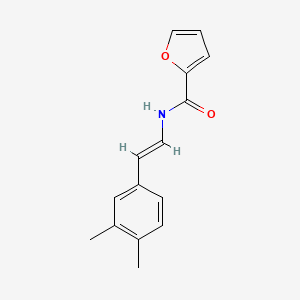 N-[2-(3,4-dimethylphenyl)vinyl]-2-furamide