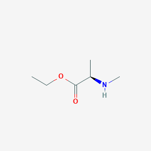 molecular formula C6H13NO2 B054384 ethyl (2R)-2-(methylamino)propanoate CAS No. 118895-34-4