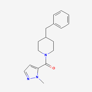 4-benzyl-1-[(1-methyl-1H-pyrazol-5-yl)carbonyl]piperidine