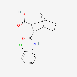 3-{[(2-chlorophenyl)amino]carbonyl}bicyclo[2.2.1]heptane-2-carboxylic acid