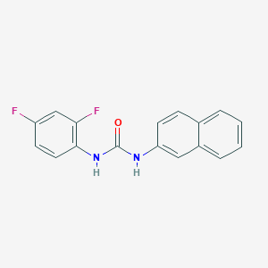 N-(2,4-difluorophenyl)-N'-2-naphthylurea