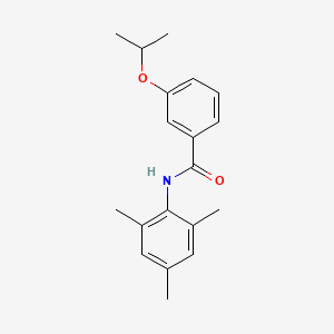 molecular formula C19H23NO2 B5438893 3-isopropoxy-N-mesitylbenzamide 