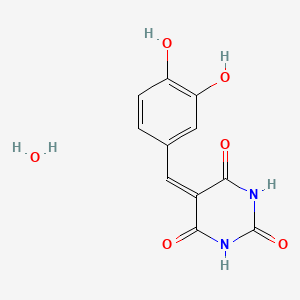 5-(3,4-dihydroxybenzylidene)-2,4,6(1H,3H,5H)-pyrimidinetrione hydrate