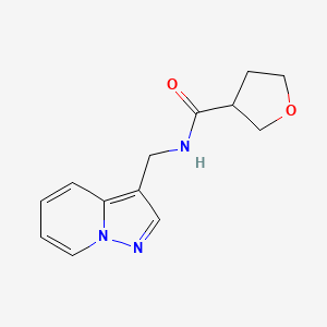 N-(pyrazolo[1,5-a]pyridin-3-ylmethyl)tetrahydrofuran-3-carboxamide