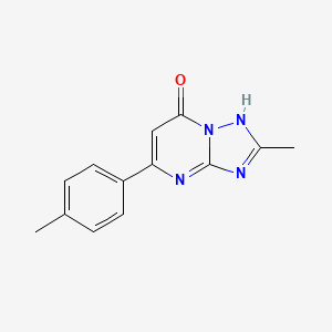 2-methyl-5-(4-methylphenyl)[1,2,4]triazolo[1,5-a]pyrimidin-7(4H)-one