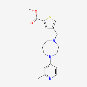 methyl 4-{[4-(2-methyl-4-pyridinyl)-1,4-diazepan-1-yl]methyl}-2-thiophenecarboxylate