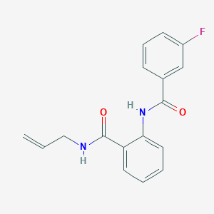 N-allyl-2-[(3-fluorobenzoyl)amino]benzamide