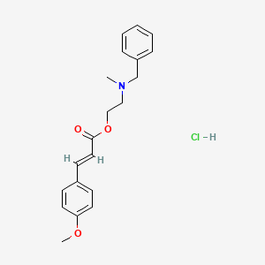 2-[benzyl(methyl)amino]ethyl 3-(4-methoxyphenyl)acrylate hydrochloride