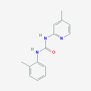 N-(2-methylphenyl)-N'-(4-methyl-2-pyridinyl)urea