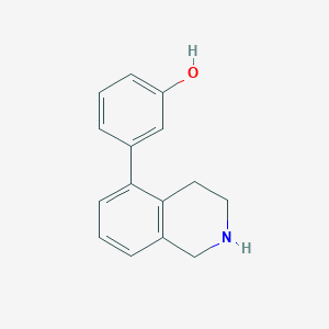 3-(1,2,3,4-tetrahydroisoquinolin-5-yl)phenol