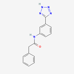 2-phenyl-N-[3-(1H-tetrazol-5-yl)phenyl]acetamide