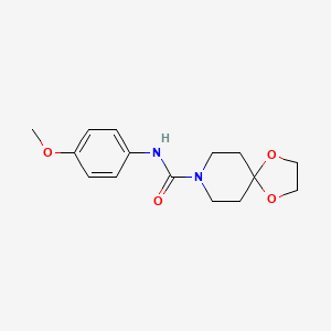 N-(4-methoxyphenyl)-1,4-dioxa-8-azaspiro[4.5]decane-8-carboxamide