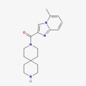 3-[(5-methylimidazo[1,2-a]pyridin-2-yl)carbonyl]-3,9-diazaspiro[5.5]undecane dihydrochloride