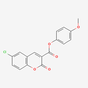 4-methoxyphenyl 6-chloro-2-oxo-2H-chromene-3-carboxylate