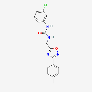 N-(3-chlorophenyl)-N'-{[3-(4-methylphenyl)-1,2,4-oxadiazol-5-yl]methyl}urea