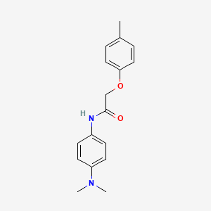 N-[4-(dimethylamino)phenyl]-2-(4-methylphenoxy)acetamide