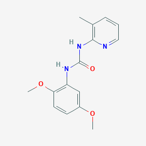 molecular formula C15H17N3O3 B5439626 N-(2,5-dimethoxyphenyl)-N'-(3-methyl-2-pyridinyl)urea 