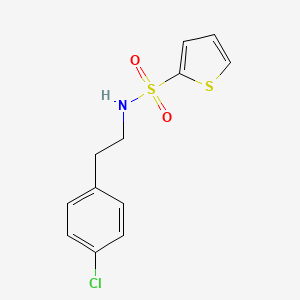 molecular formula C12H12ClNO2S2 B5439647 N-[2-(4-chlorophenyl)ethyl]-2-thiophenesulfonamide 