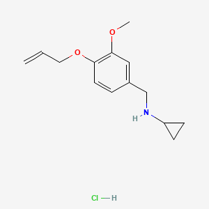 N-[4-(allyloxy)-3-methoxybenzyl]cyclopropanamine hydrochloride