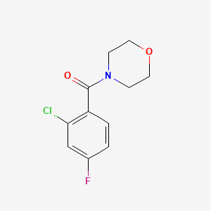 molecular formula C11H11ClFNO2 B5439744 4-(2-chloro-4-fluorobenzoyl)morpholine 