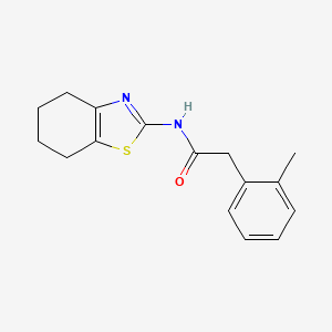 2-(2-methylphenyl)-N-(4,5,6,7-tetrahydro-1,3-benzothiazol-2-yl)acetamide