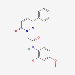 N-(2,4-dimethoxyphenyl)-2-(6-oxo-3-phenyl-1(6H)-pyridazinyl)acetamide